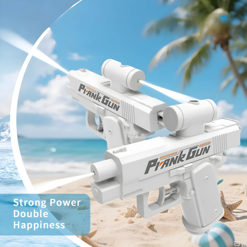 Kletshuts™ DualGun 1+1 GRATIS: Dubbel Munstycke Pranka Vattenpistol