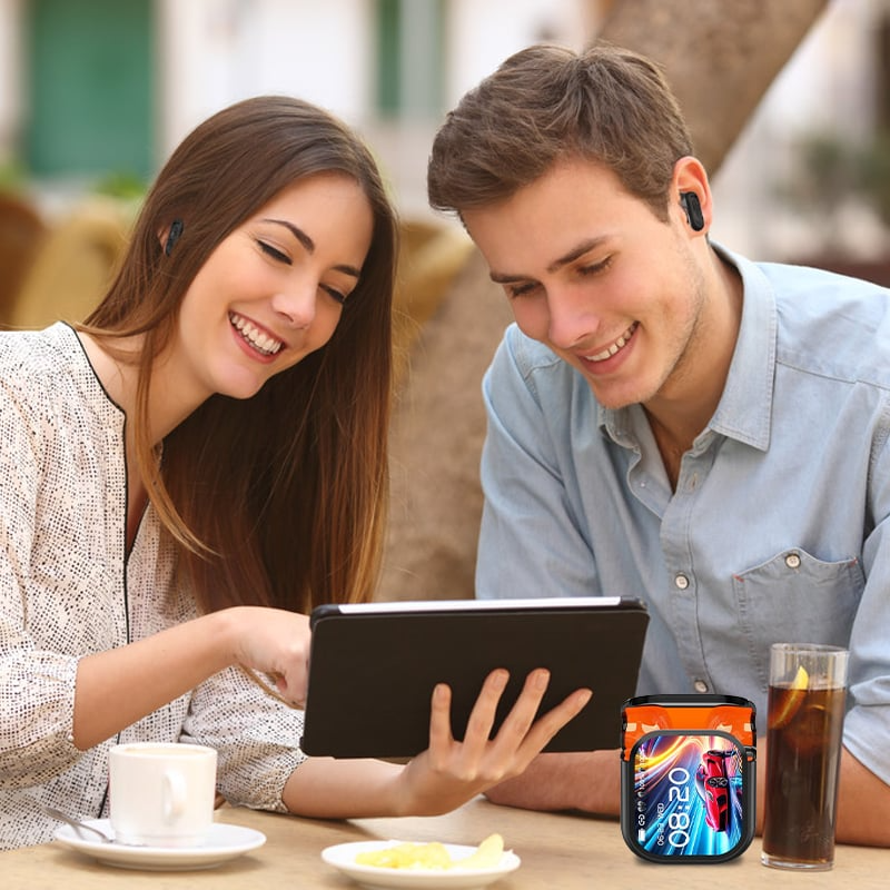 ProEarbuds™ – Kompakta Resa Earbuds Med Smart Display