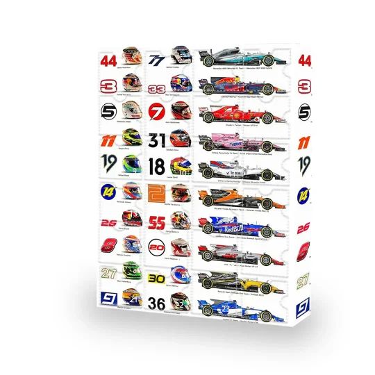 RacingCalendar - Formel 1 Racing Bilar Advent Kalender