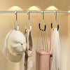 GlideHold® ClosetRing 10+10 GRATIS: Öppen Ring Platsbesparande Closet Hängare