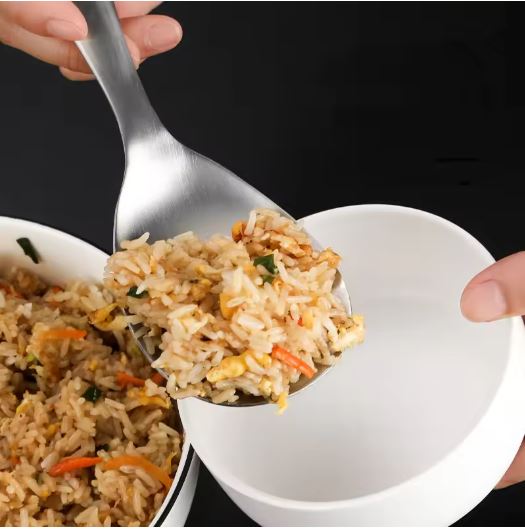 Globetrek° RiceSpoon - Icke Stickande Rostfritt Stål Ris  Serveringssked