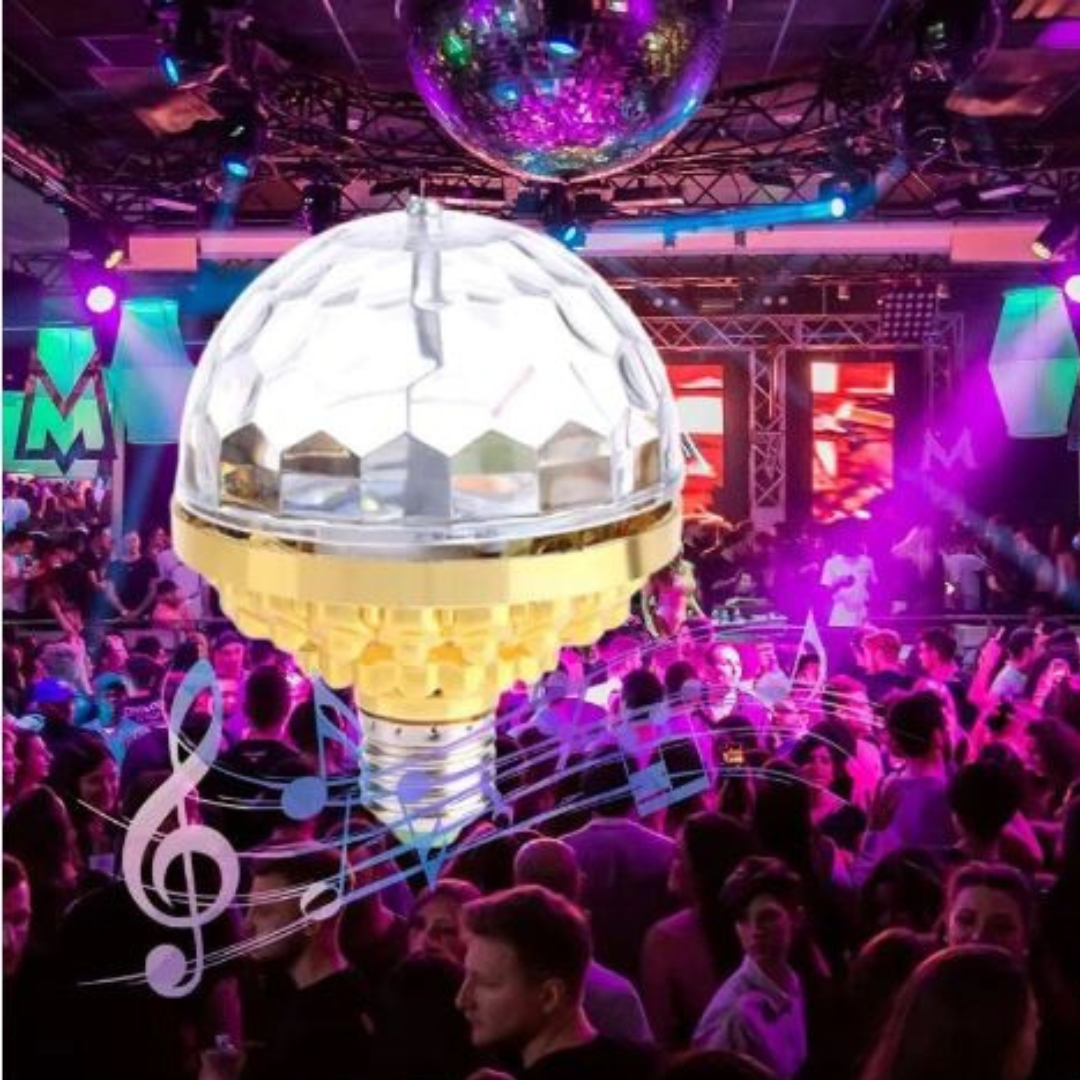 Ledsen™ DiscoBall 1+1 GRATIS: Färgglad Roterande LED Disco Ljuskula