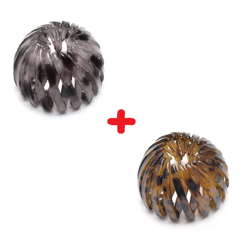 Rose® HairBun 1+1 GRATIS: Kvinnor Lata Hår Bun Hållare