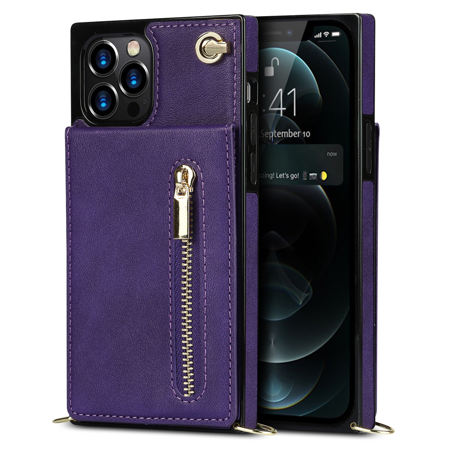 Icone™ PhoneWallet: Crossbody Telefon Fodral Plånbok Och Korthållare
