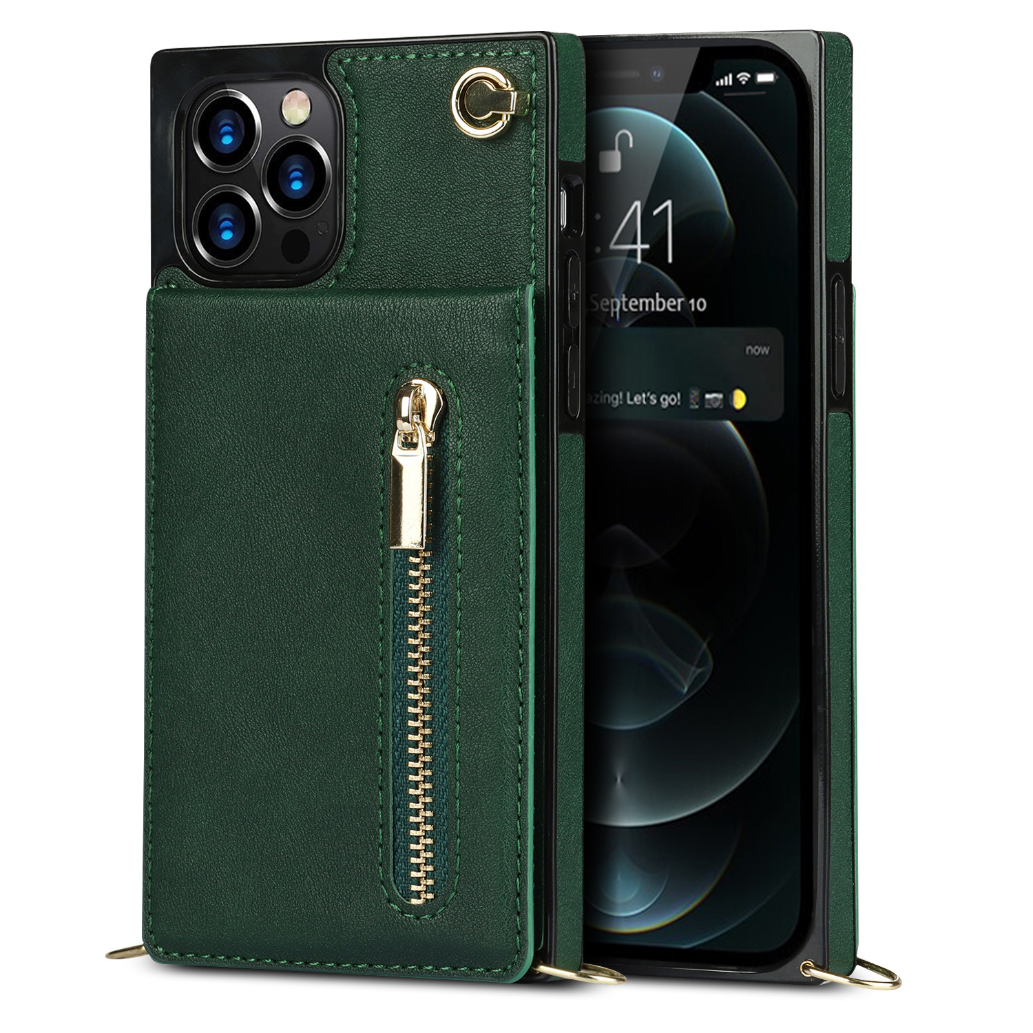 Icone™ PhoneWallet: Crossbody Telefon Fodral Plånbok Och Korthållare