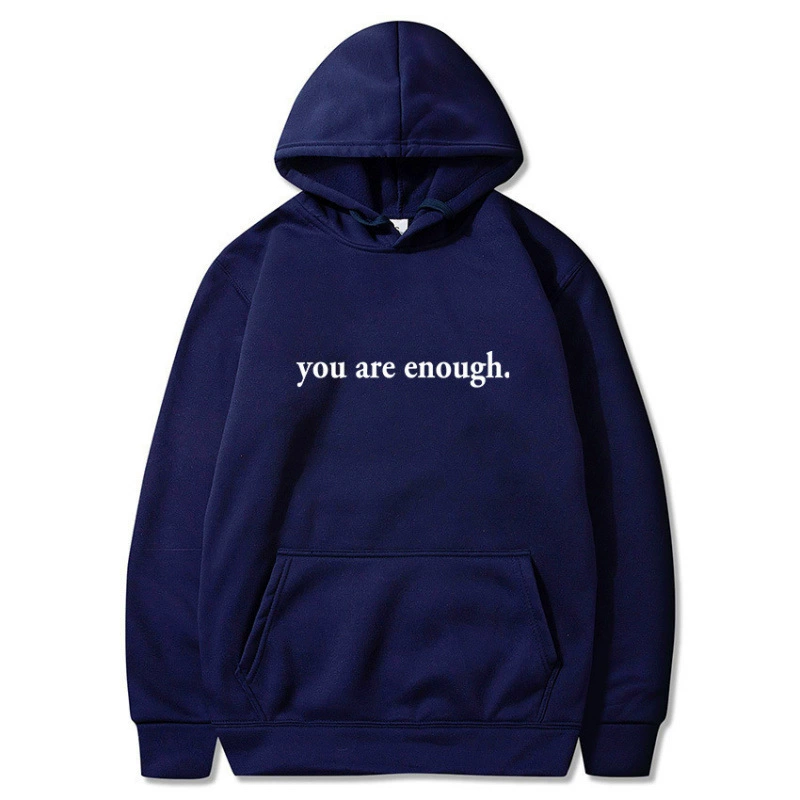 Icone™ DearHoodie: Hoodie Med Fram Och Baksida Tryck Budskap