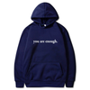 Icone™ DearHoodie: Hoodie Med Fram Och Baksida Tryck Budskap