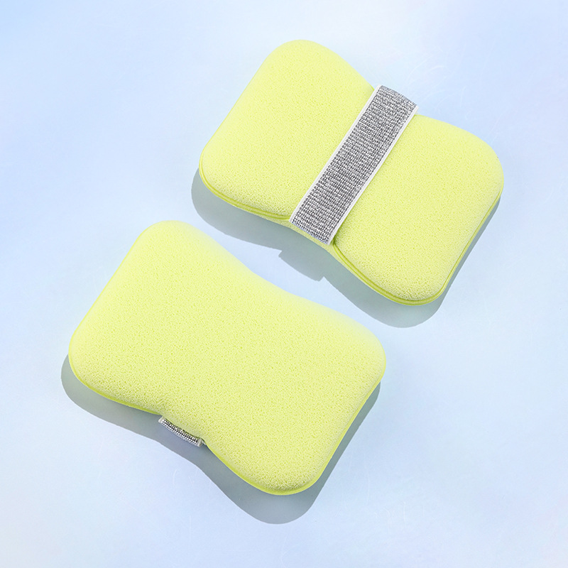 ExfoliatorSponge 1+1 GRATIS: Bad Tvål Sparande Kropp Dusch Exfolierande Svamp
