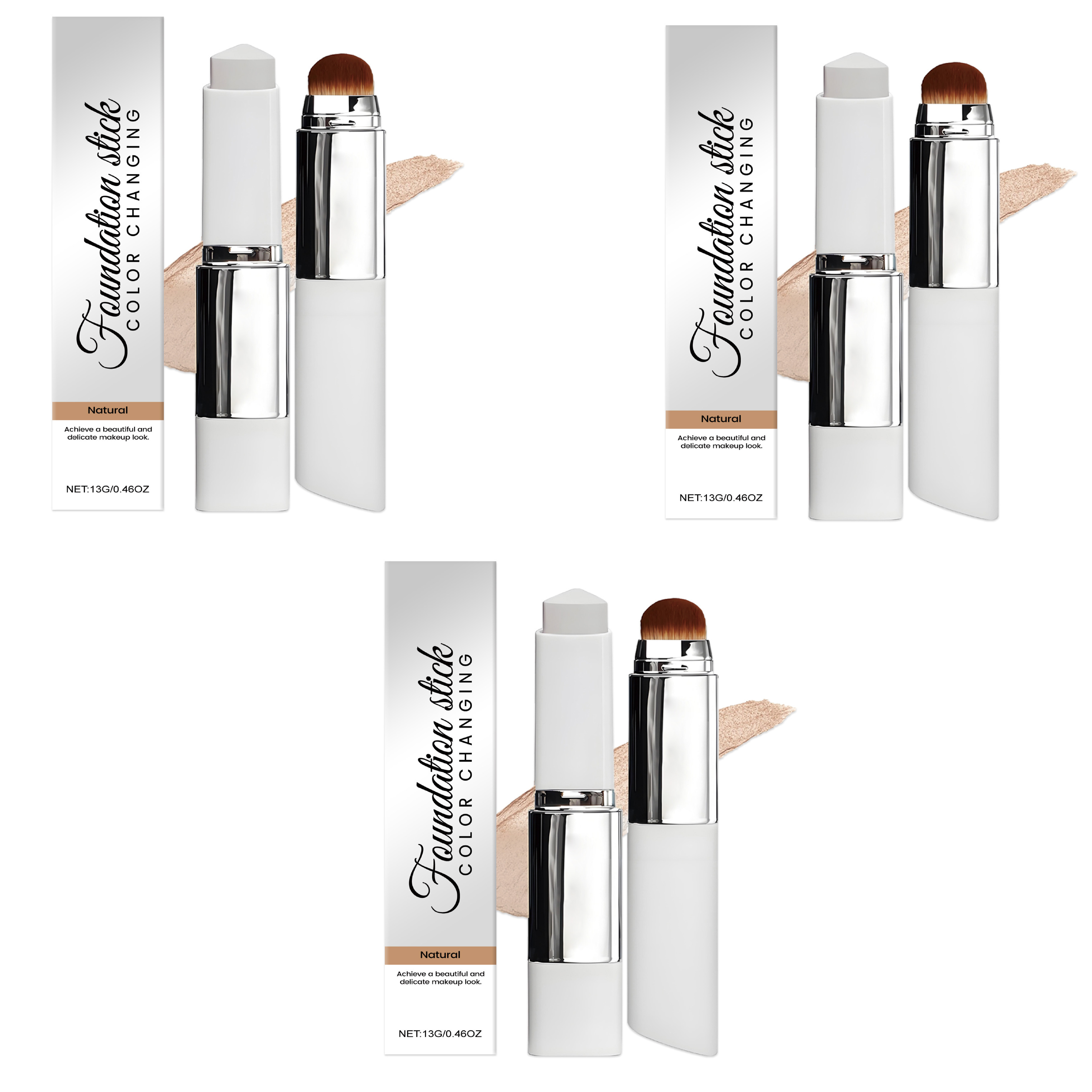 CompactFoundation: Kompakt Färg Förändring Full Täckning Foundation Kräm Stick