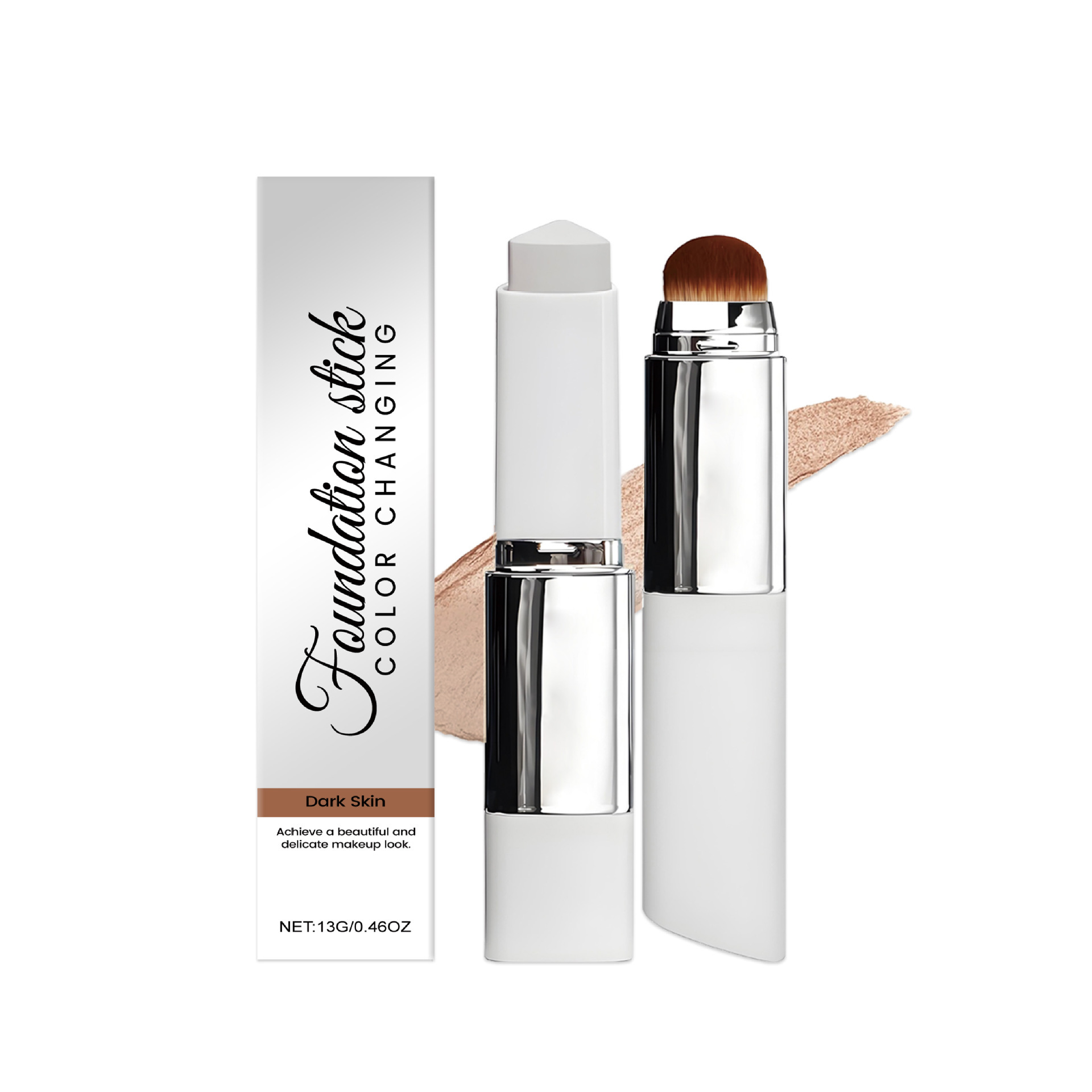 CompactFoundation: Kompakt Färg Förändring Full Täckning Foundation Kräm Stick