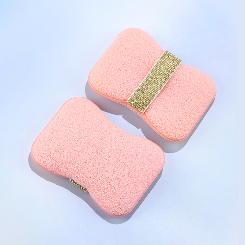 ExfoliatorSponge 1+1 GRATIS: Bad Tvål Sparande Kropp Dusch Exfolierande Svamp