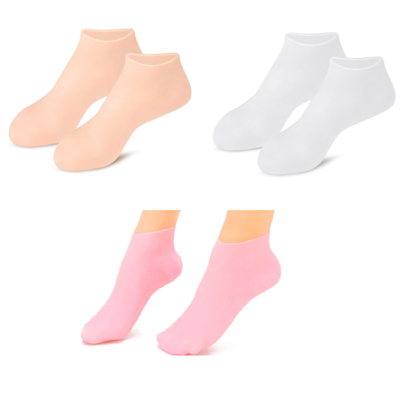 Happy™ SiliconeSocks: Fotvård Spa Och Pedikyr Silikonstrumpor