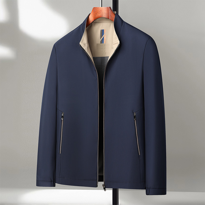 Icone™ CasualJacket: Stående Krage Casual Dragkedja Jacka För Män