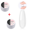 NailClear 1+1 GRATIS - 3 I 1 Transparent Nagelhärdare Och Förlängningsgel