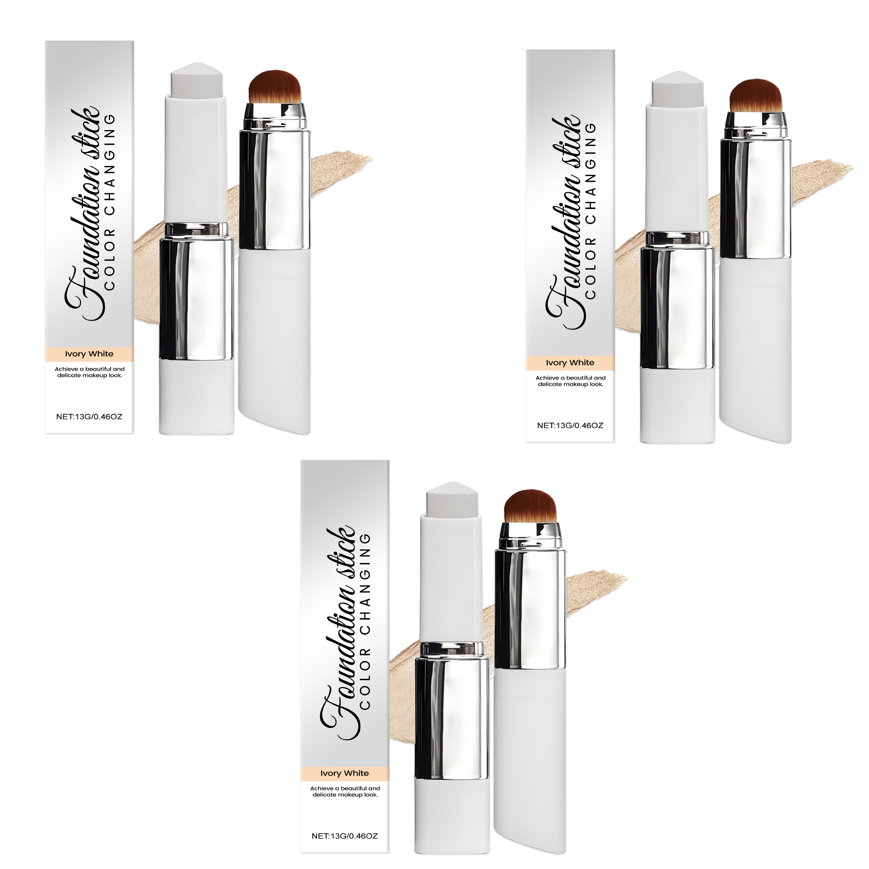 CompactFoundation: Kompakt Färg Förändring Full Täckning Foundation Kräm Stick