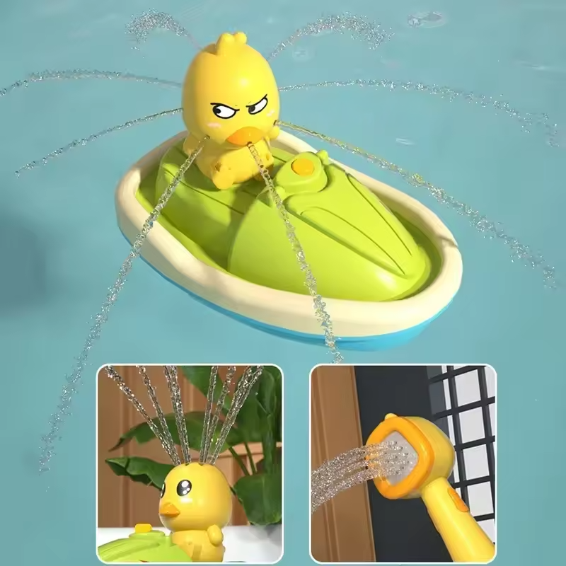 Kletshuts™ ShowerDuck: Söt Interaktiv Elektrisk Anka Dusch Leksak Set