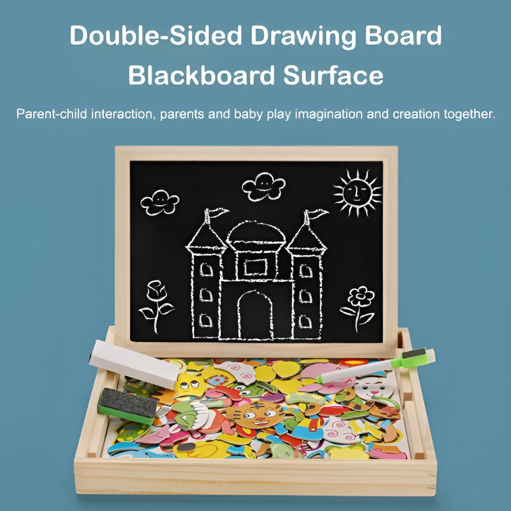 Kletshuts™ SketchBoard: Rolig Interaktiv Barn Magnetisk Skiss Tavla