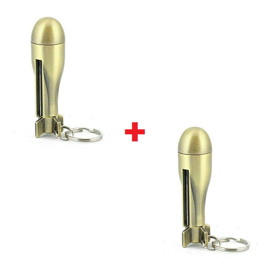 LighterKeychain 1+1 GRATIS: Premium Kvalitet Tändare Nyckelring Eld Startare