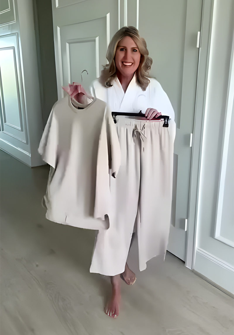 Icone™ ComfortSet: Casual Två-Delar Breda-Ben Bekväm Set