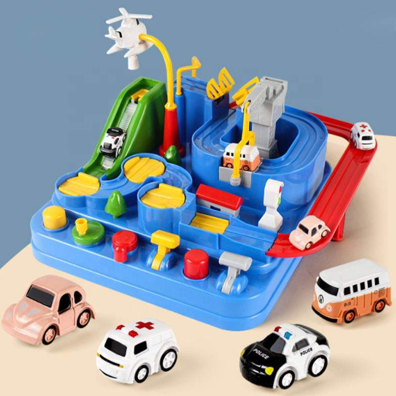 Kletshuts™ AdventureTrack: Interaktiv Utbildningsbar Bil Äventyr Spår