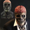 SkeletonMask: Realistisk Läskig Skelett Halloweenmask Dräkt