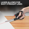 Globetrek° LaserScissors 1+1 GRATIS: Precis Skärning Laserstyrd Multifunktionell Sax