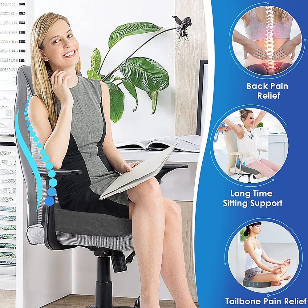 SeatRelief - Memory Skum Coccyx Avlastning Sits Dynor