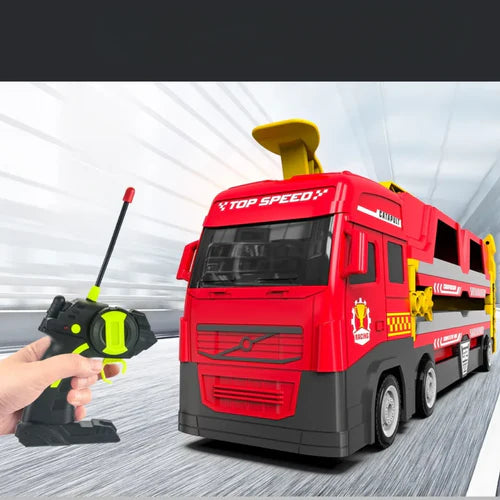 Kletshuts™ MegaTruck - Mega Hauler Lastbil Med Utskjutning Racerbana