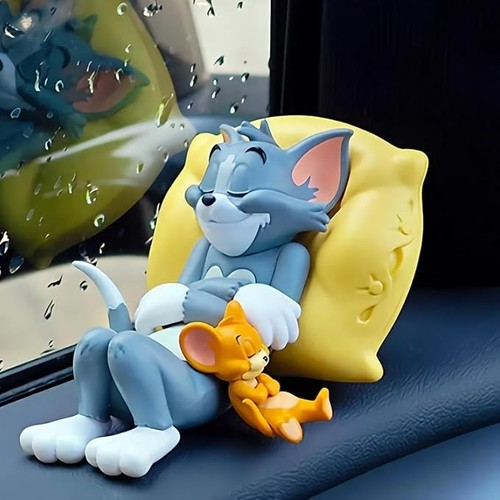 CarCharm 1+1 GRATIS: Tom Och Jerry Lekfull Instrumentbräda Prydnad