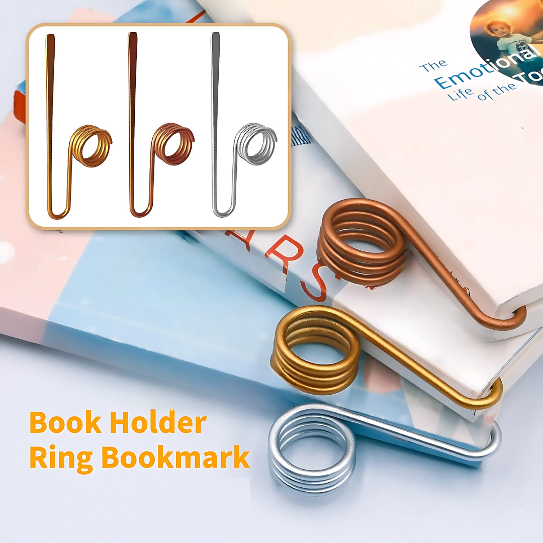 GlideHold® BookHolder: Säker Grepp Bekväm Bokmärke Och Bokhållare