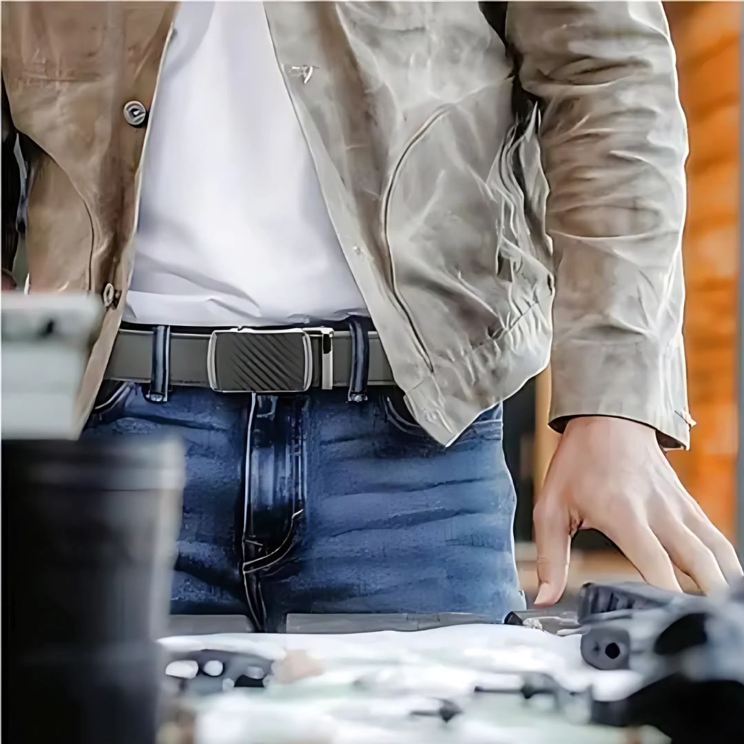 Icone™ ClassicBelt 1+1 GRATIS: Bekvämt Klassiskt Justerbart Spänne Bälte För Män