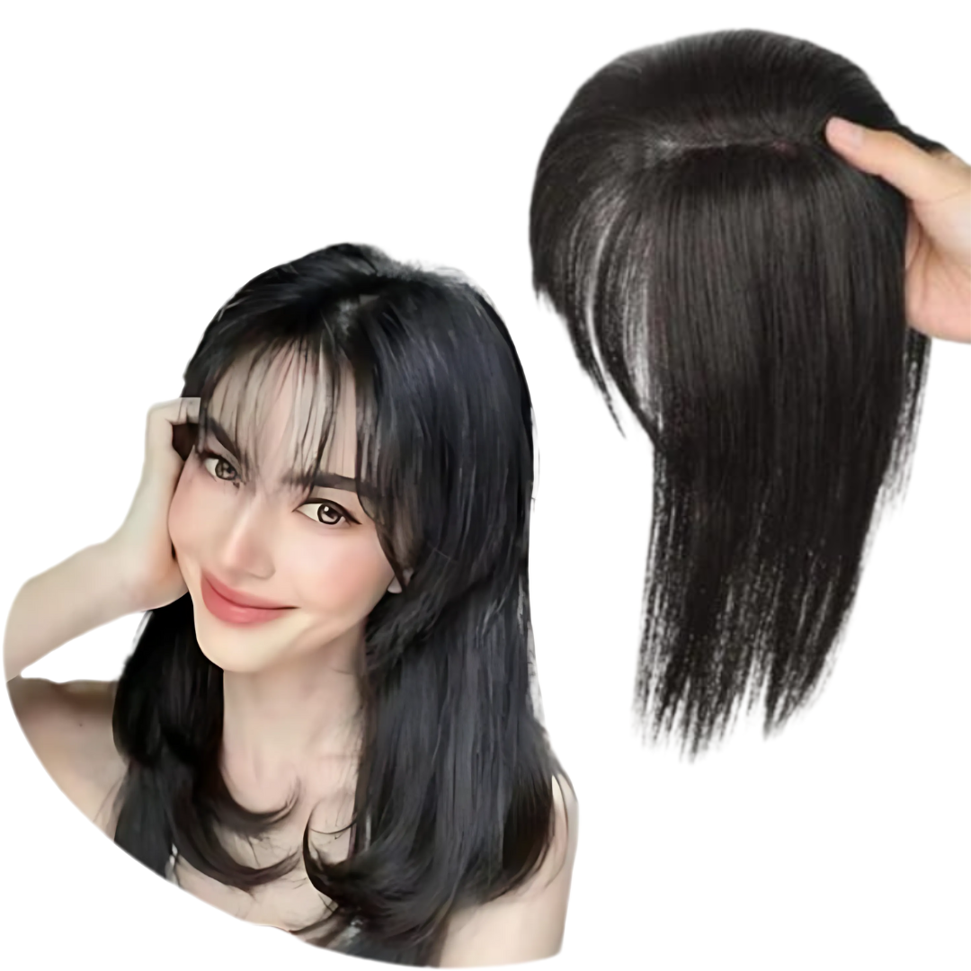Rose® WigBangs 1+1 GRATIS: Sömlös Peruk Med Naturligt Utseende Luggförlängningar