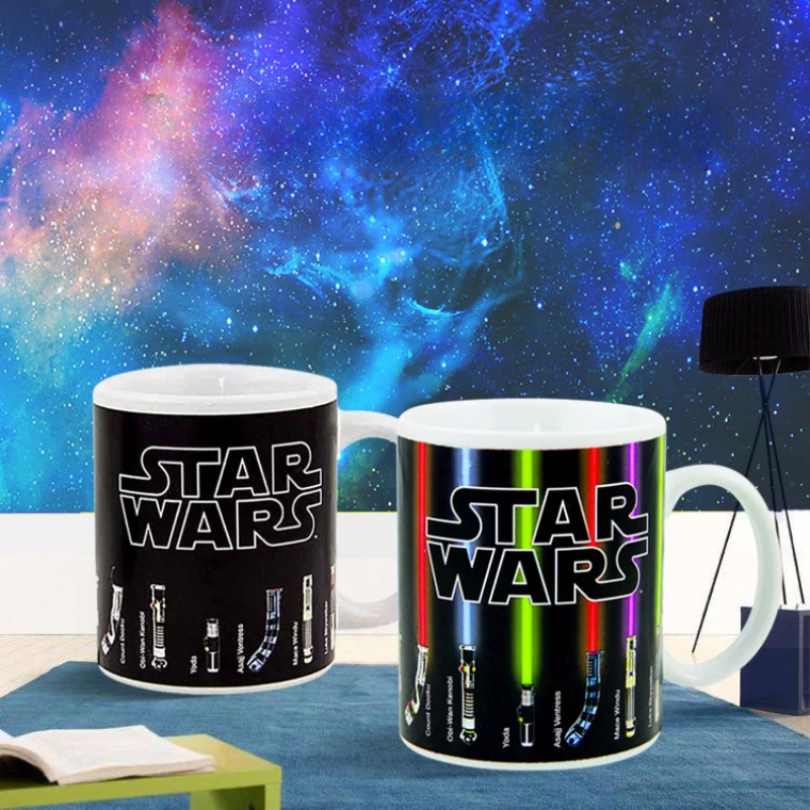 MagicMug: Magisk Värmekänslig Ljussabel Förvandling Mugg