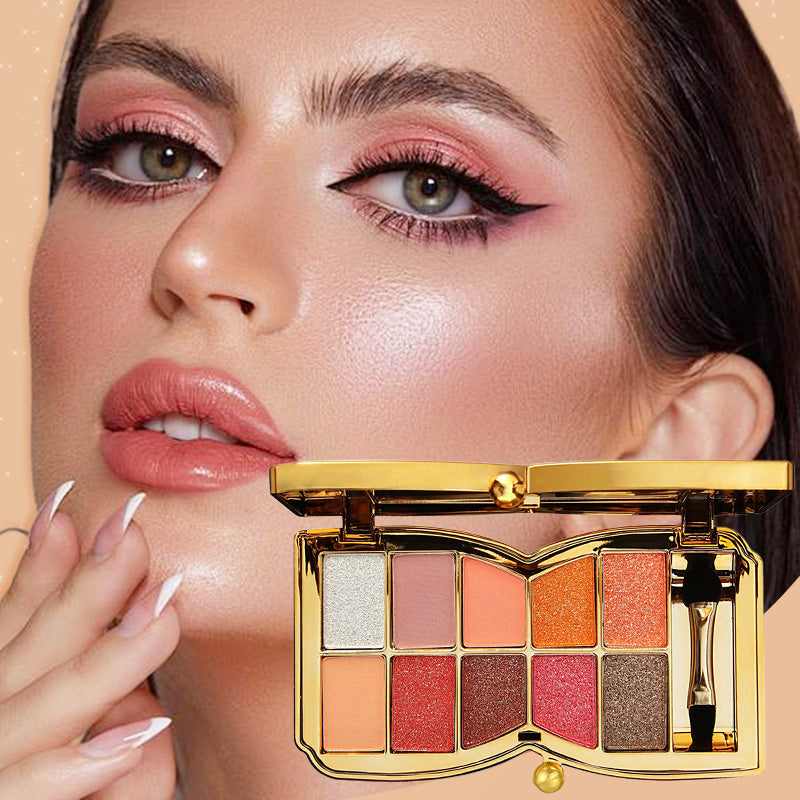 GlitterEyeshadow 1+1 GRATIS: Glänsande Glitter Nyans Ögonskuggspalett