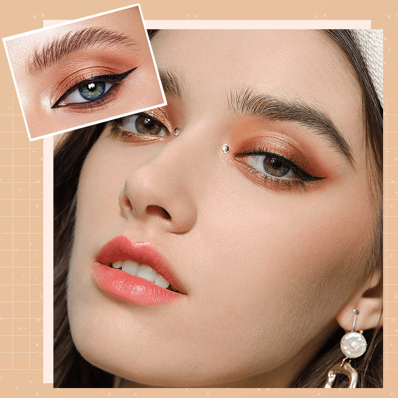GlitterEyeshadow 1+1 GRATIS: Glänsande Glitter Nyans Ögonskuggspalett