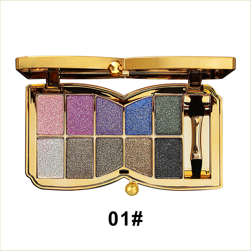 GlitterEyeshadow 1+1 GRATIS: Glänsande Glitter Nyans Ögonskuggspalett