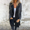 Icone™ LongCoat: Medellång Trenchcoat Med Snygg Krage Och Fickor