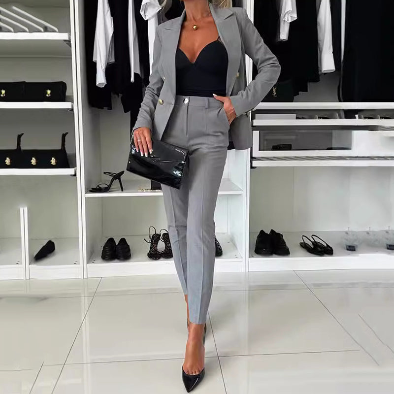 Icone™ FormalWear: Damblazer Och Byxdress, Elegant Och Formell Klädsel