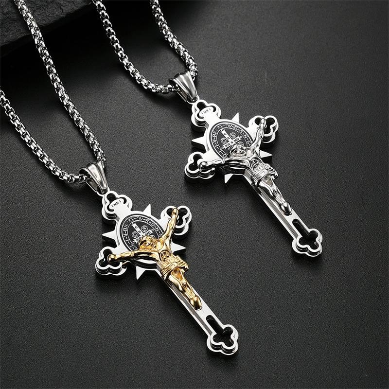 Jewelance™ CrossProtection 1+1 GRATIS: Andligt Skydd Korshänge Halsband Med Presentask