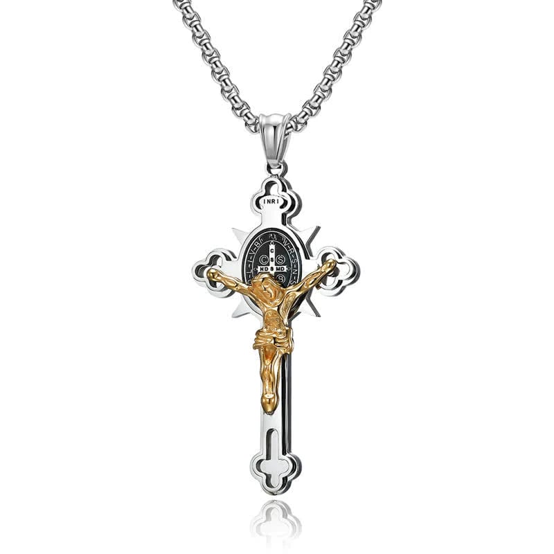 Jewelance™ CrossProtection 1+1 GRATIS: Andligt Skydd Korshänge Halsband Med Presentask