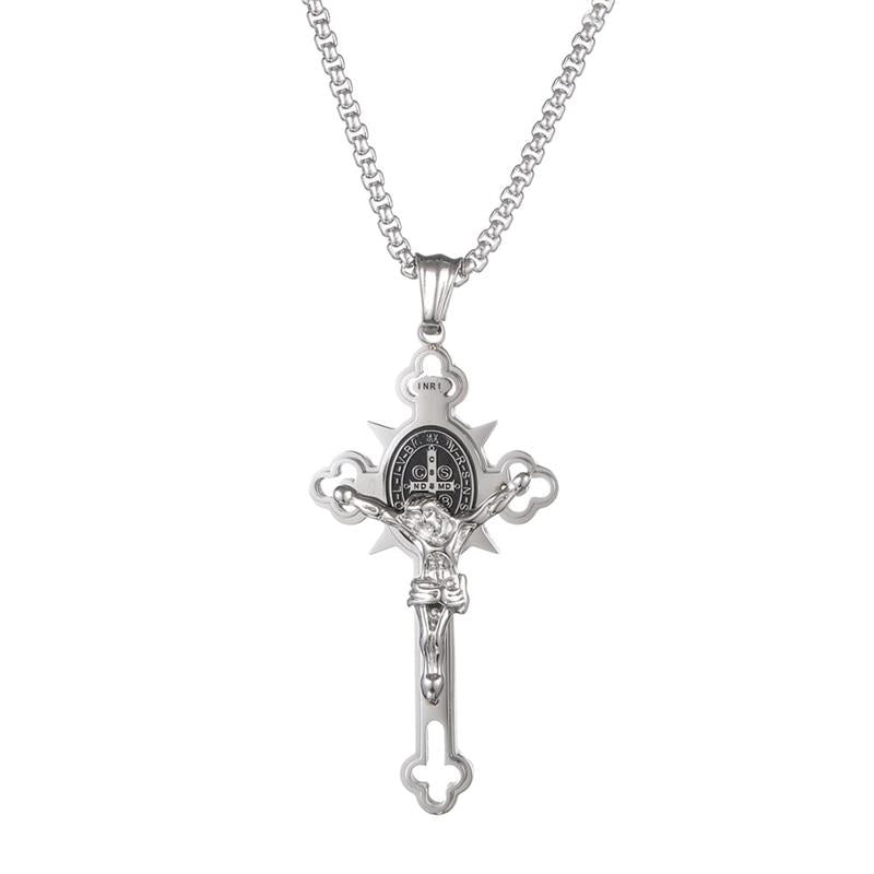 Jewelance™ CrossProtection 1+1 GRATIS: Andligt Skydd Korshänge Halsband Med Presentask