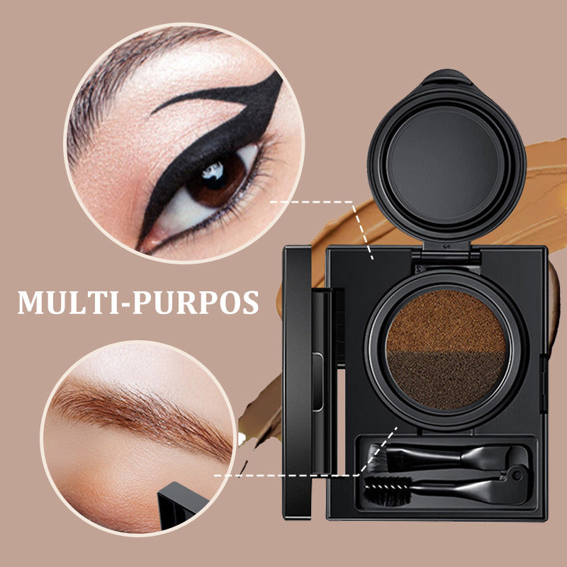 EyeStamp 1+1 GRATIS – Dubbelfärgad Eyeliner Och Ögonbryns Kräm Stämpel Set