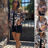 Icone™ ZebraJacket: Elegant Stilren Zebramönster Jacka