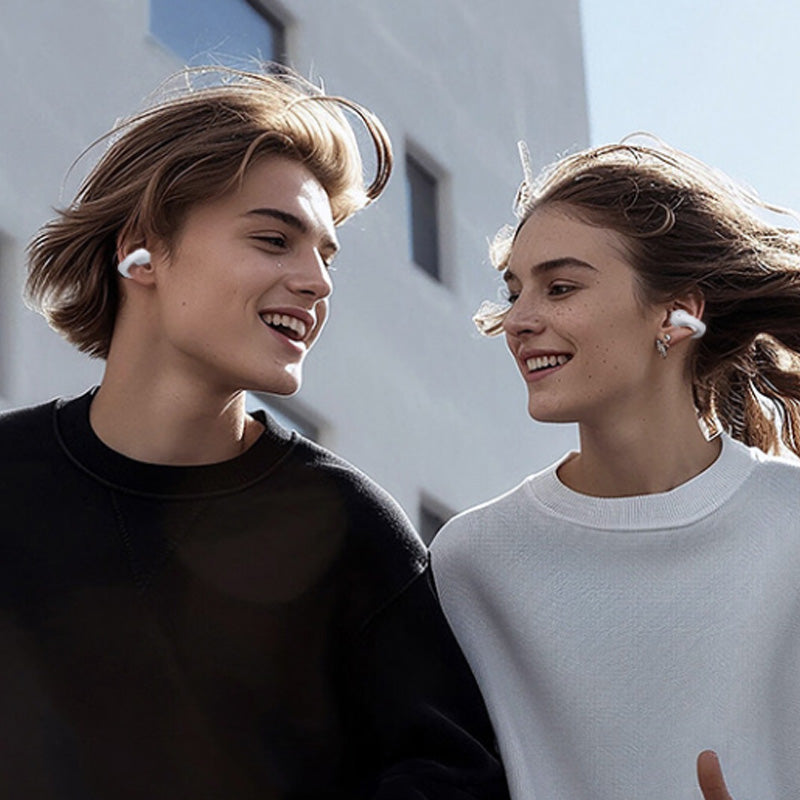 SmartEarbuds: Trådlös Öronklämma Bluetooth-Öronsnäckor Med Smart Skärm Display