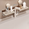 GlideHold® BathroomRack™: Modernt Sugande Badrumsställ Med U-Räffla Design