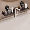 GlideHold® BathroomRack™: Modernt Sugande Badrumsställ Med U-Räffla Design
