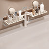 GlideHold® BathroomRack™: Modernt Sugande Badrumsställ Med U-Räffla Design