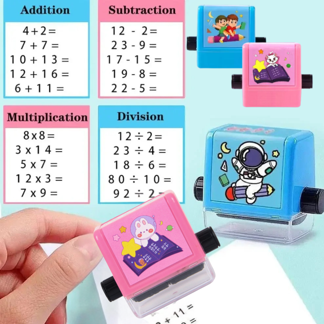 Kletshuts™ MathStamp: Digital-Roller Matematik Undervisning Stämpel