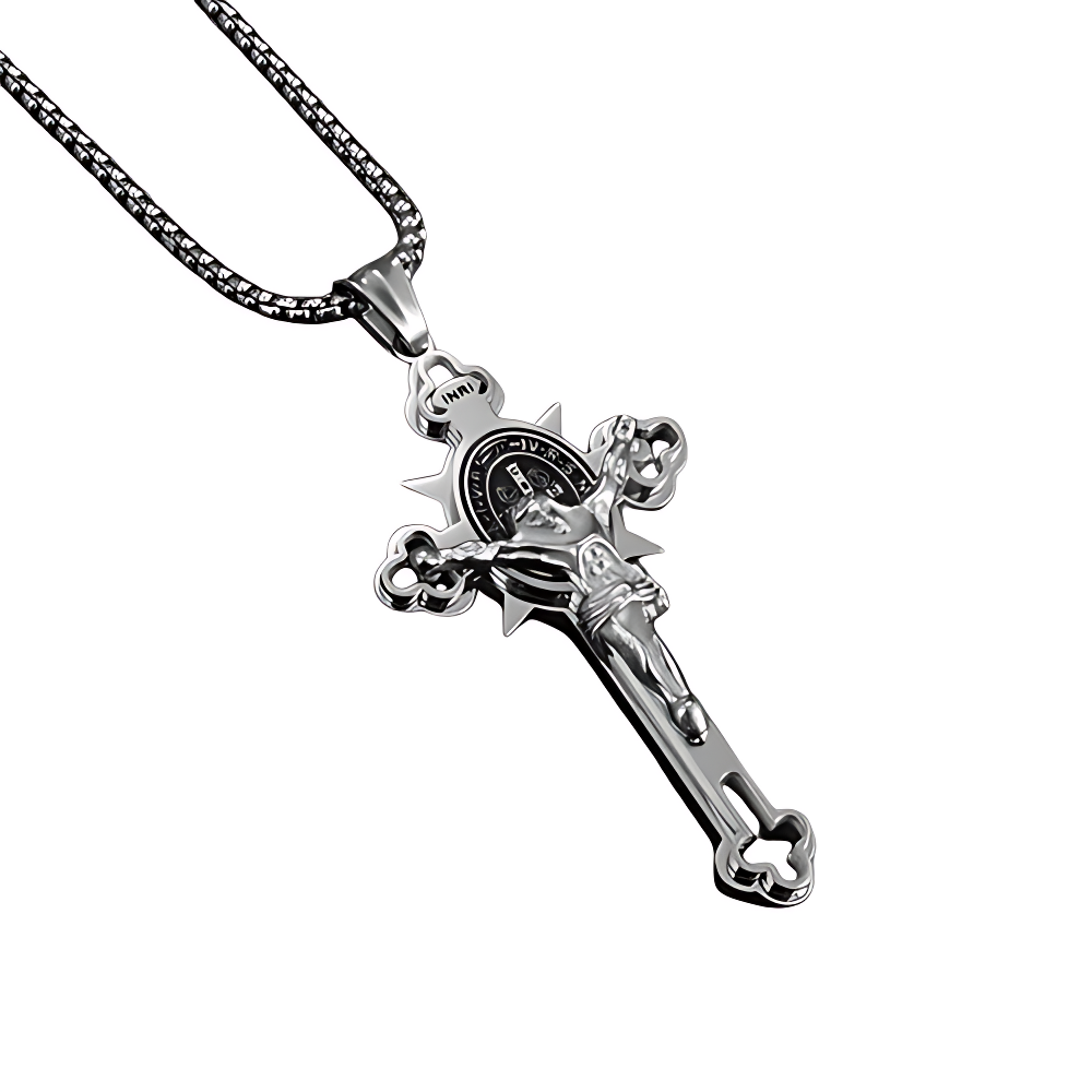 Jewelance™ CrossProtection 1+1 GRATIS: Andligt Skydd Korshänge Halsband Med Presentask