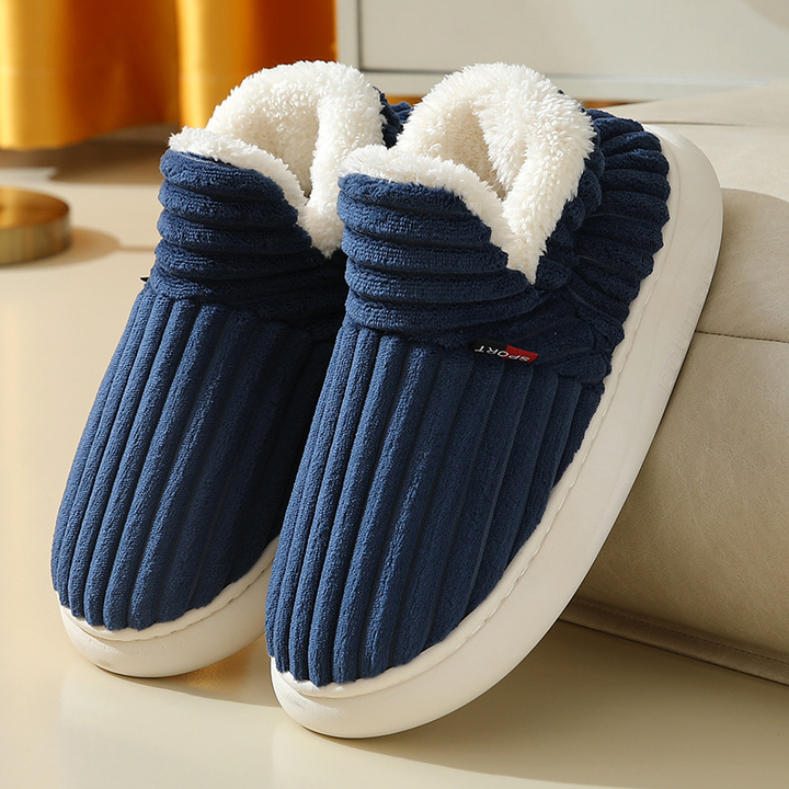 Happy™ CozySlippers: Unisex Vinter Skor Bekväma Varma Tofflor